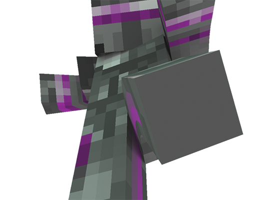 3D Minecraft Skin Render showing donation perks